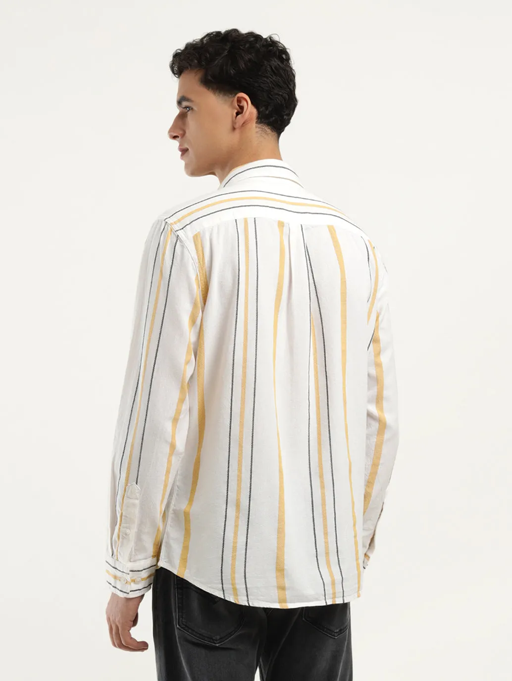 Men's Striped Slim Fit Shirt