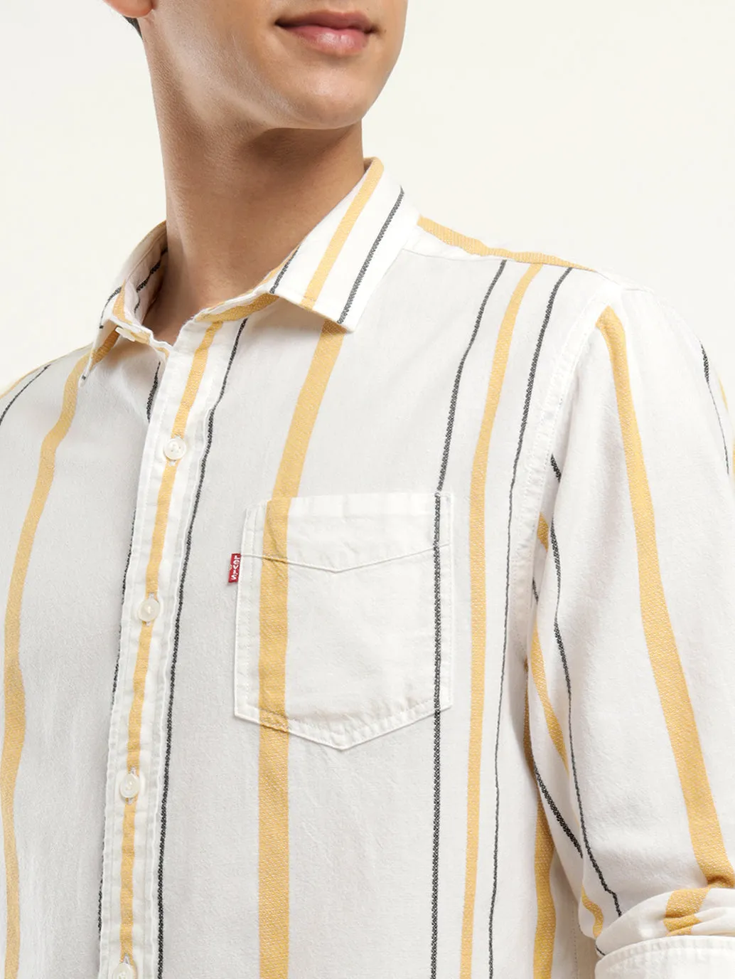 Men's Striped Slim Fit Shirt
