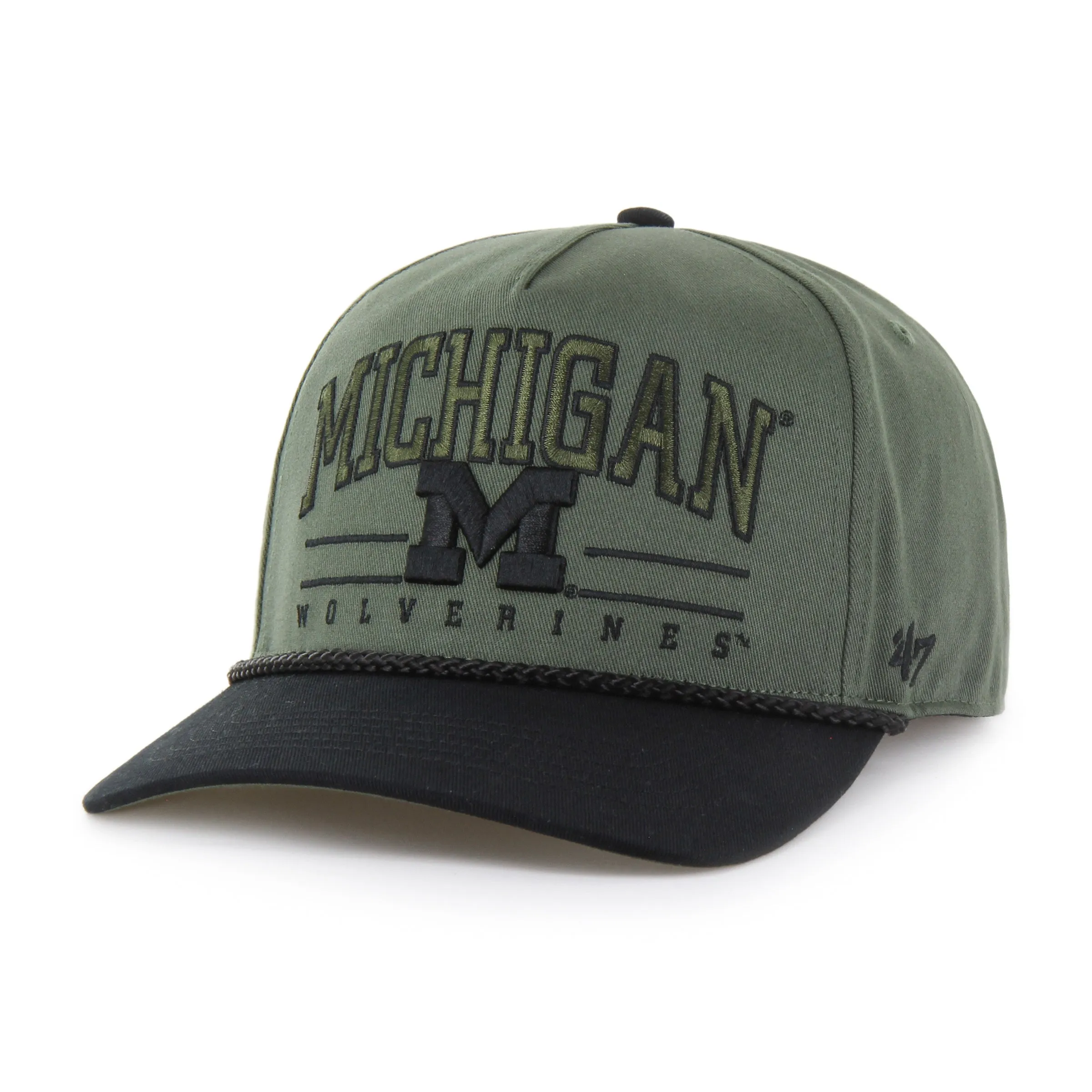 MICHIGAN WOLVERINES ROSCOE ROPE OPTION TWO TONE '47 HITCH