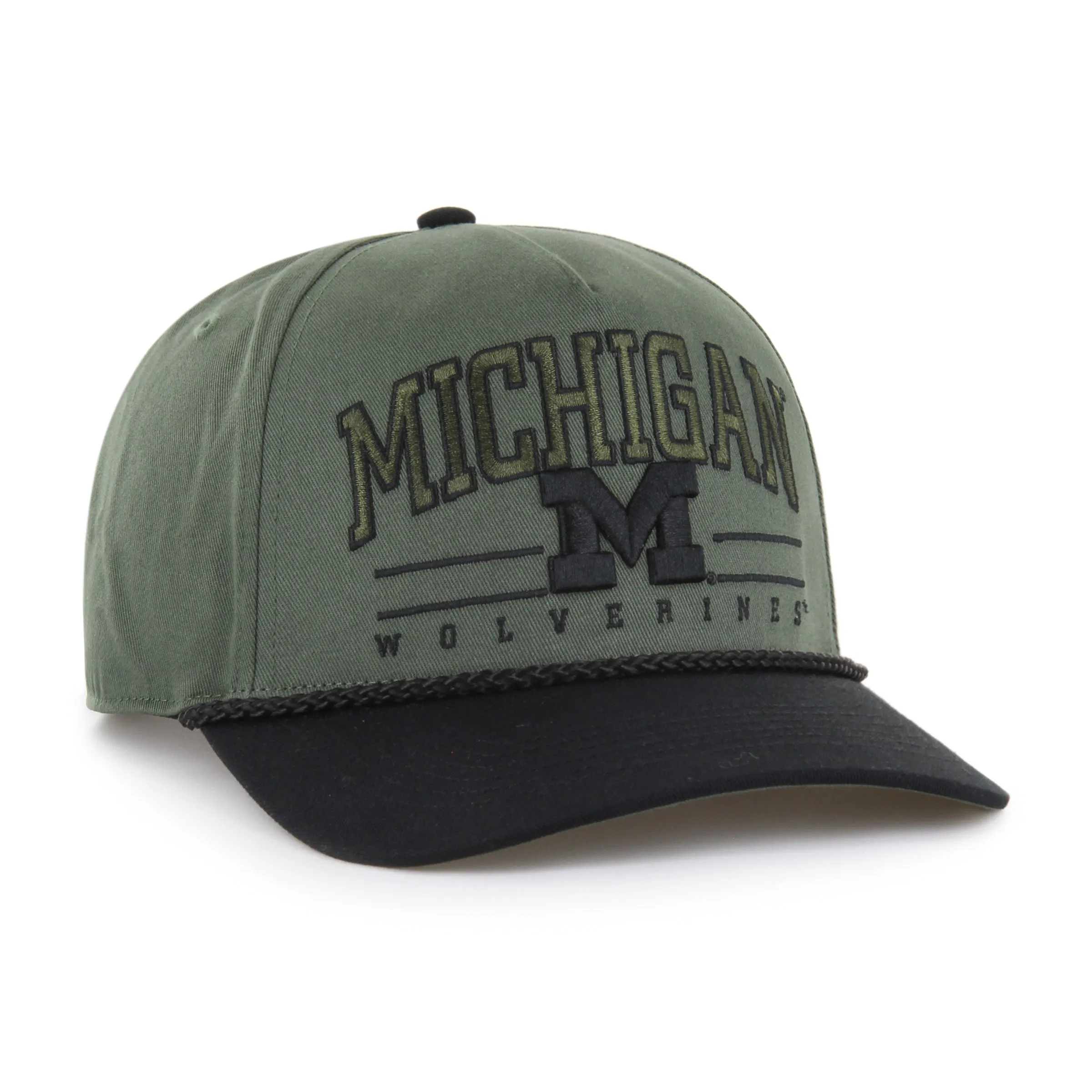 MICHIGAN WOLVERINES ROSCOE ROPE OPTION TWO TONE '47 HITCH