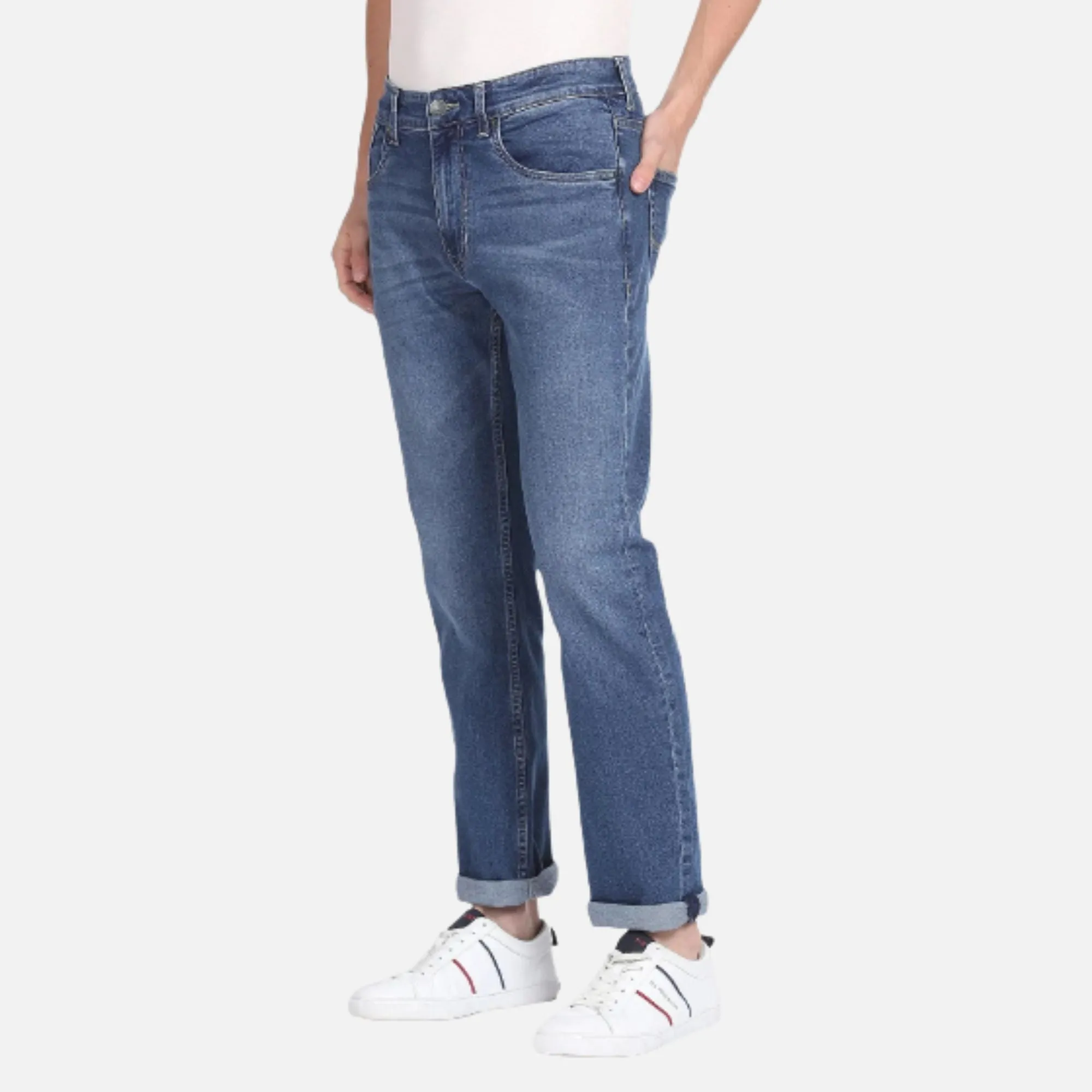 Mid Rise Harold Slim Straight Fit Jeans