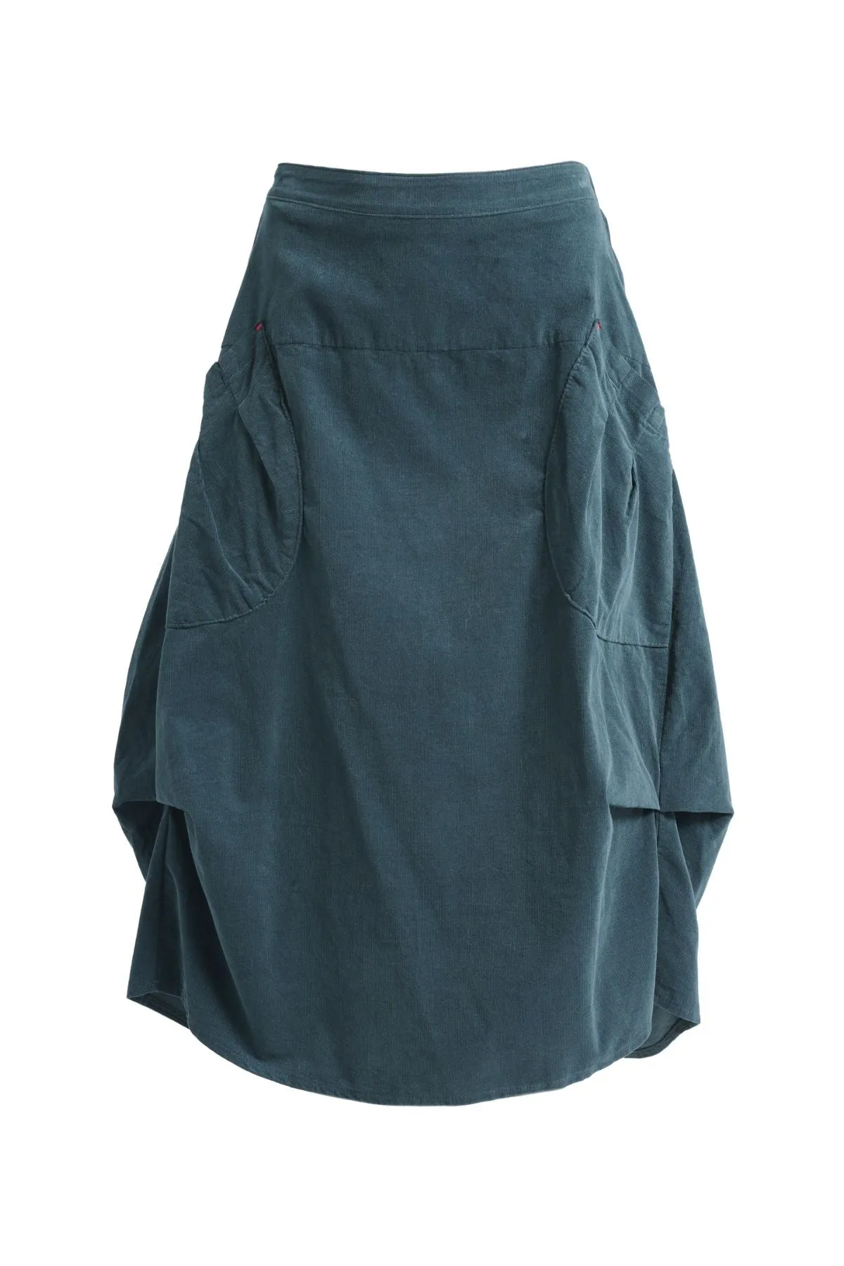Milwaukee Marlowe Skirt Teal in Fine Cord | Pre-Order (M-2XL)