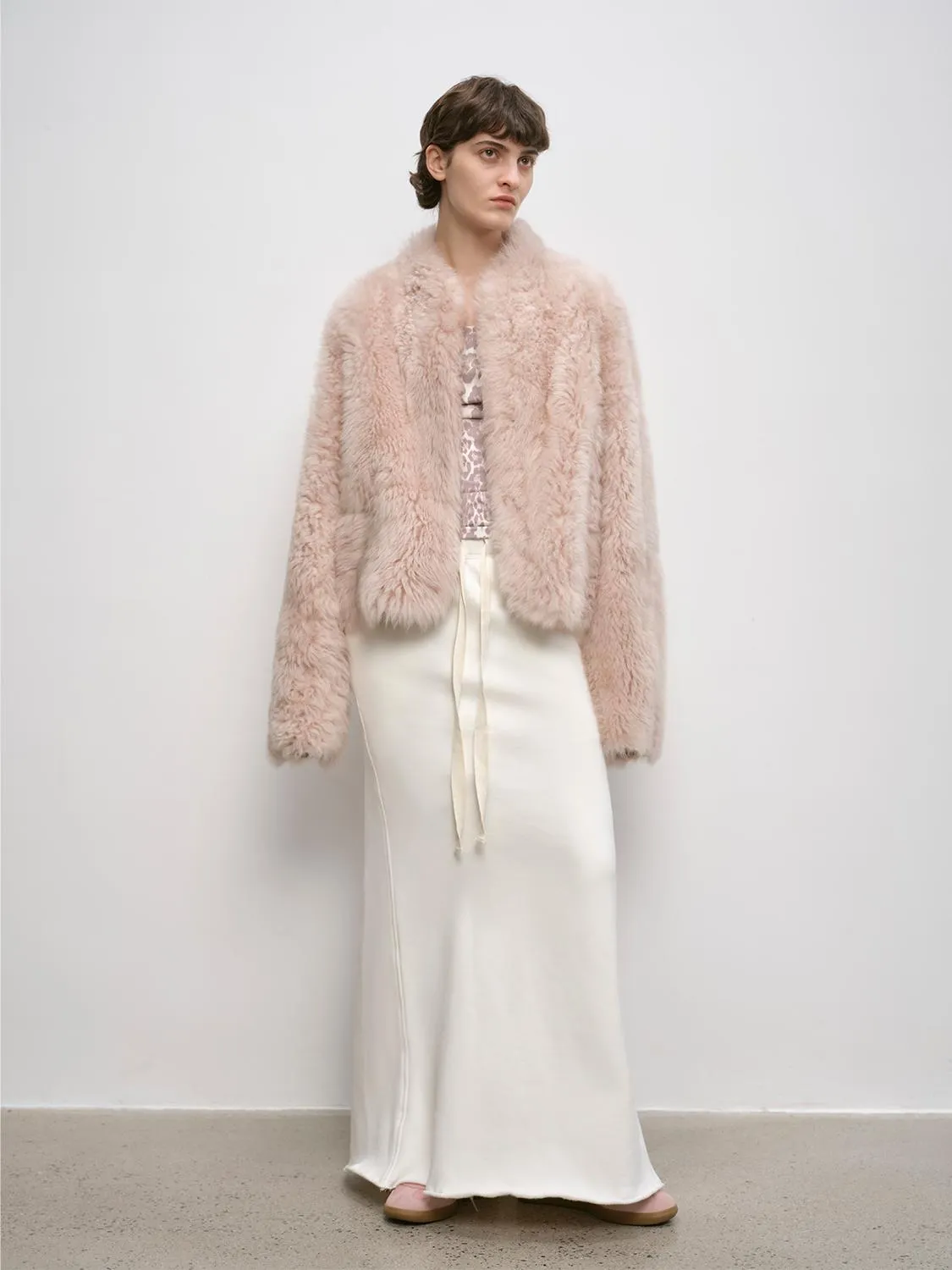 Morning Mist Fur Coat