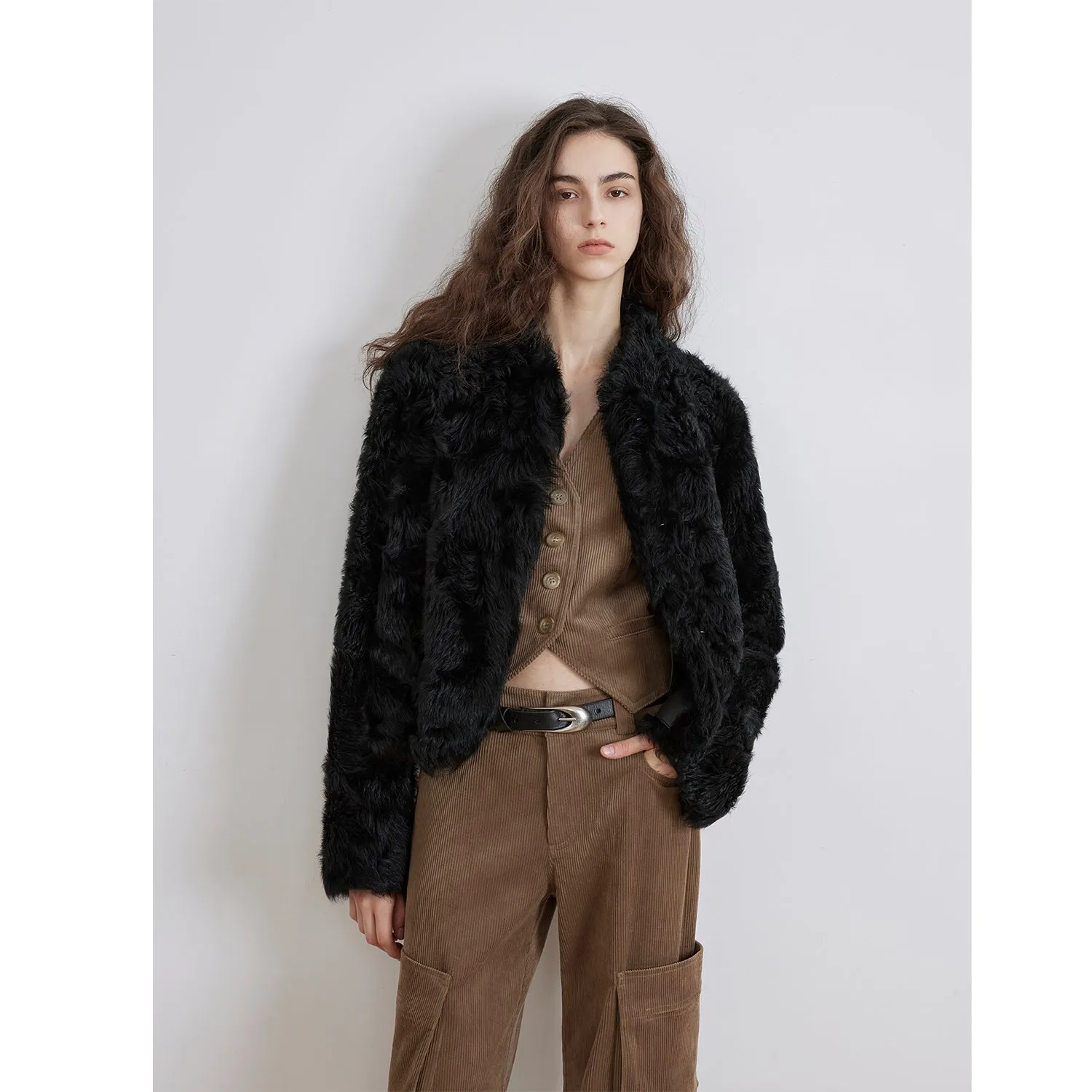 Morning Mist Fur Coat