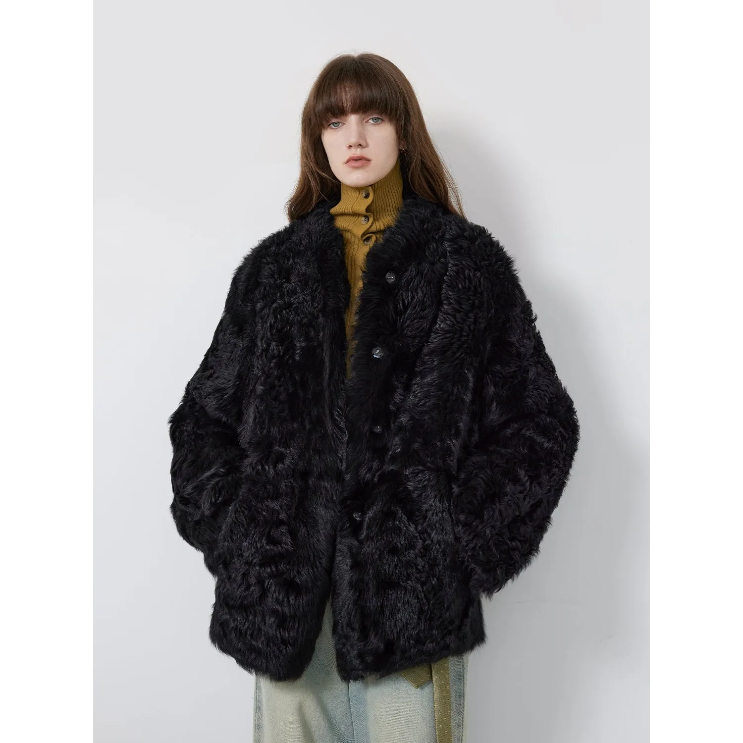 Morning Mist Fur Coat