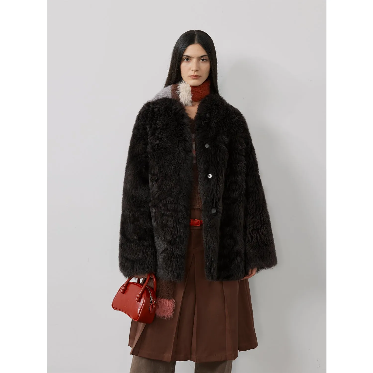 Morning Mist Fur Coat