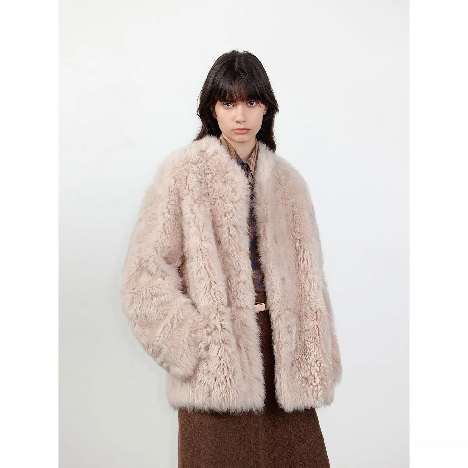 Morning Mist Fur Coat