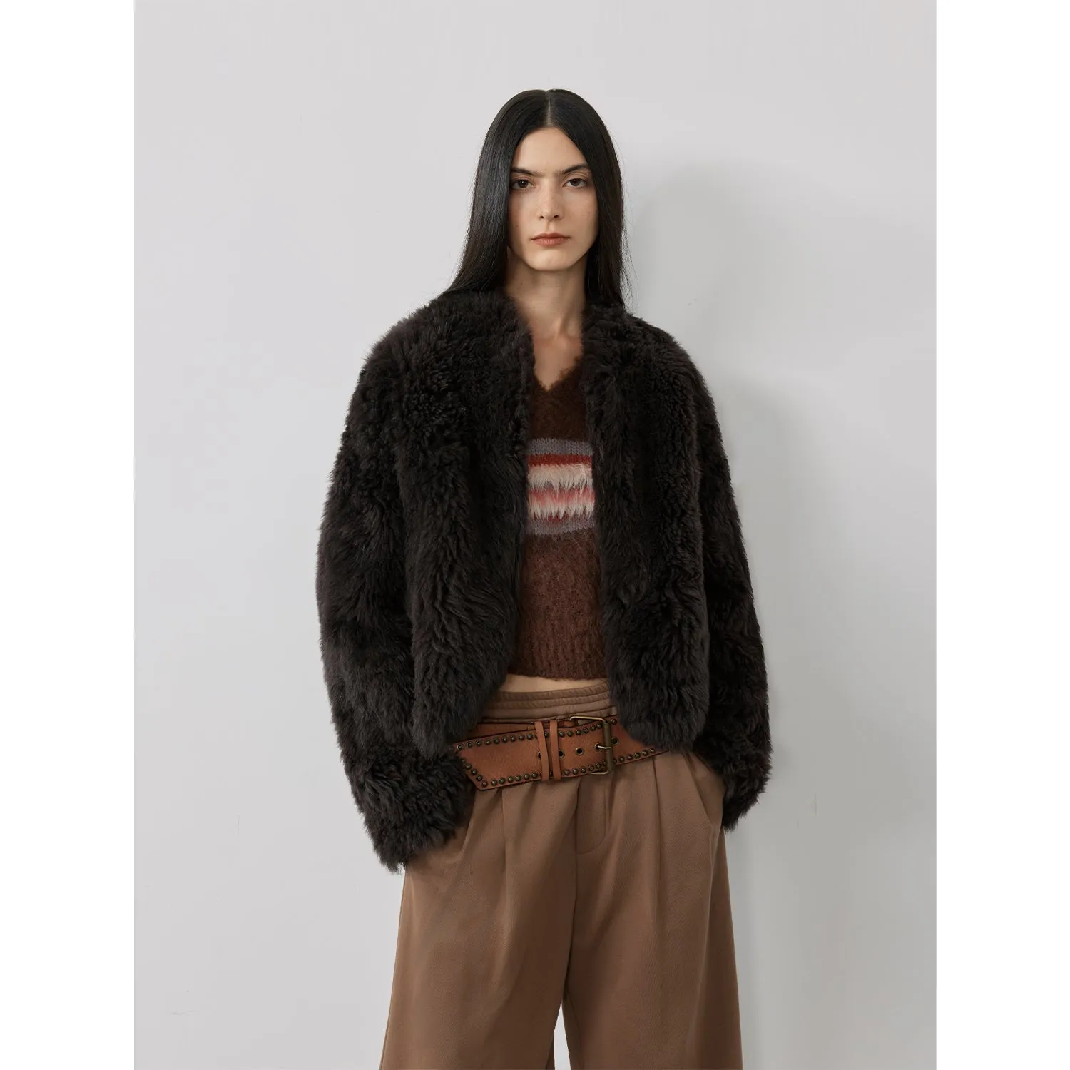 Morning Mist Fur Coat