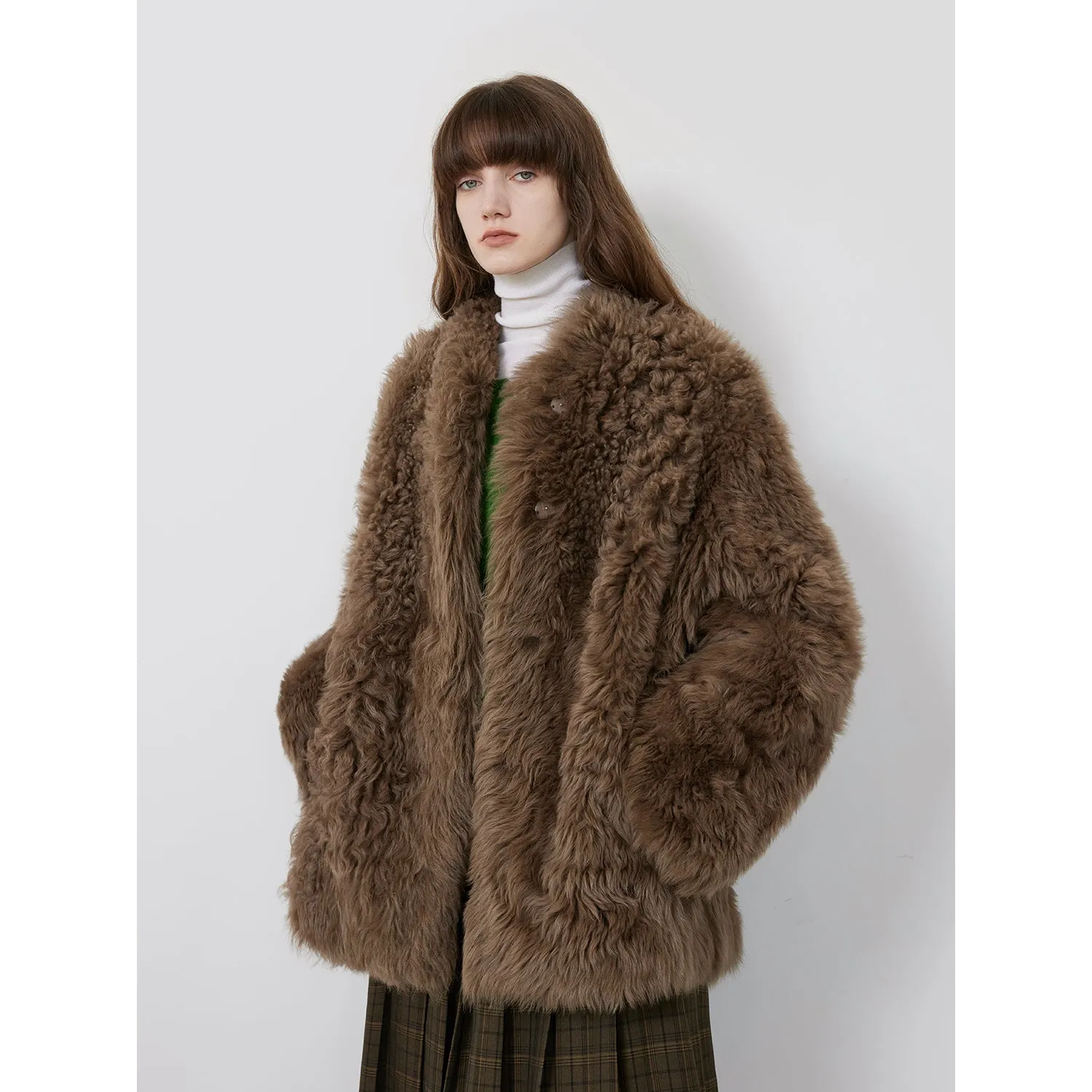 Morning Mist Fur Coat