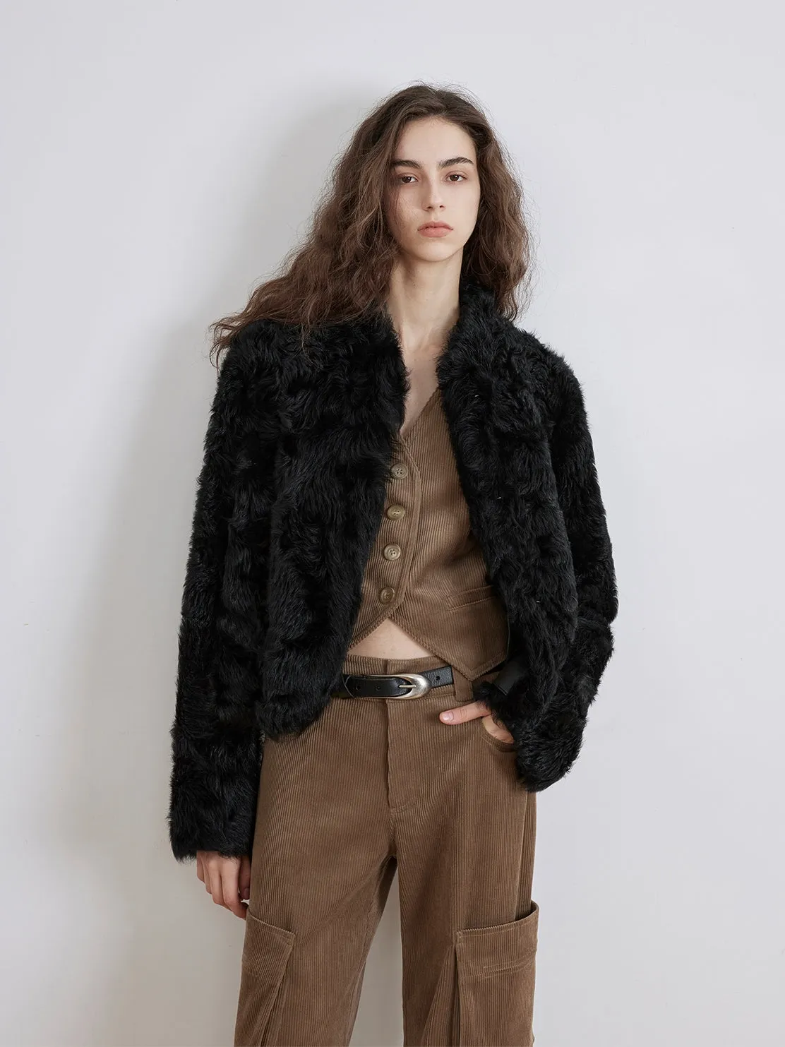 Morning Mist Fur Coat