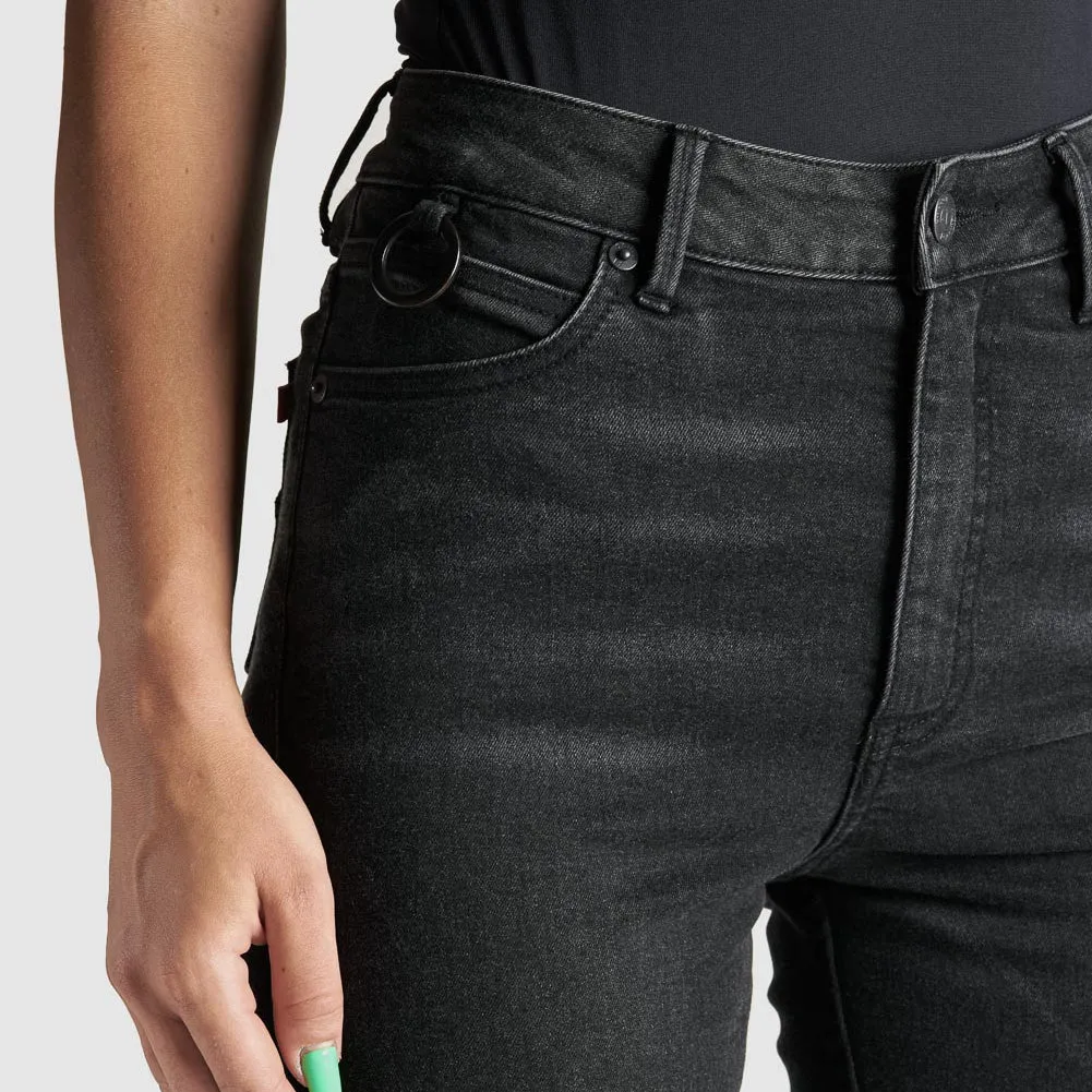 Motorcycle Jeans for Women - Black Skinny-Fit Cordura®, KUSARI COR 01