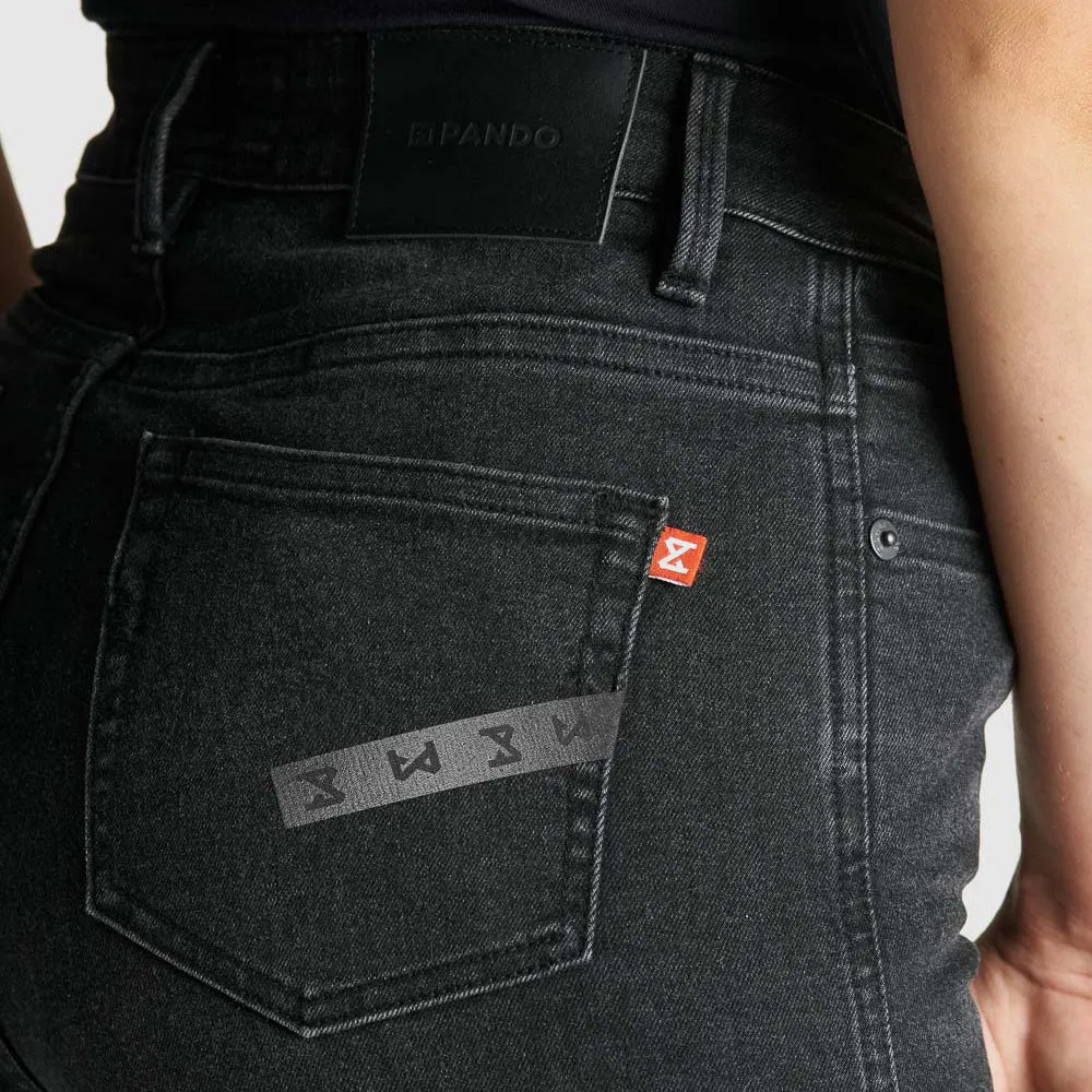 Motorcycle Jeans for Women - Black Skinny-Fit Cordura®, KUSARI COR 01
