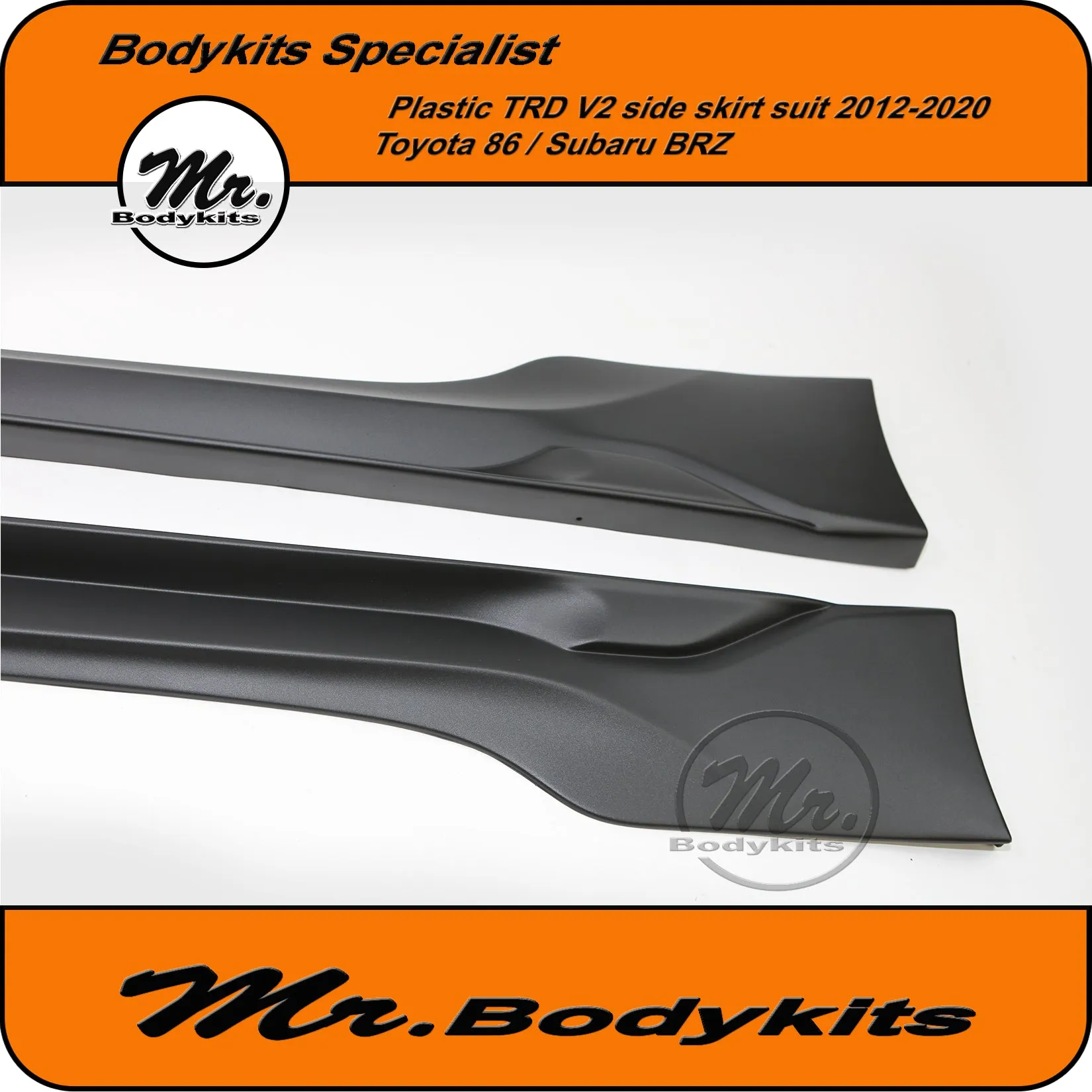 Mr Plastic TRD V2 Side Skirt Bodykits For Toyota 86 / Subaru BRZ 2012-2020