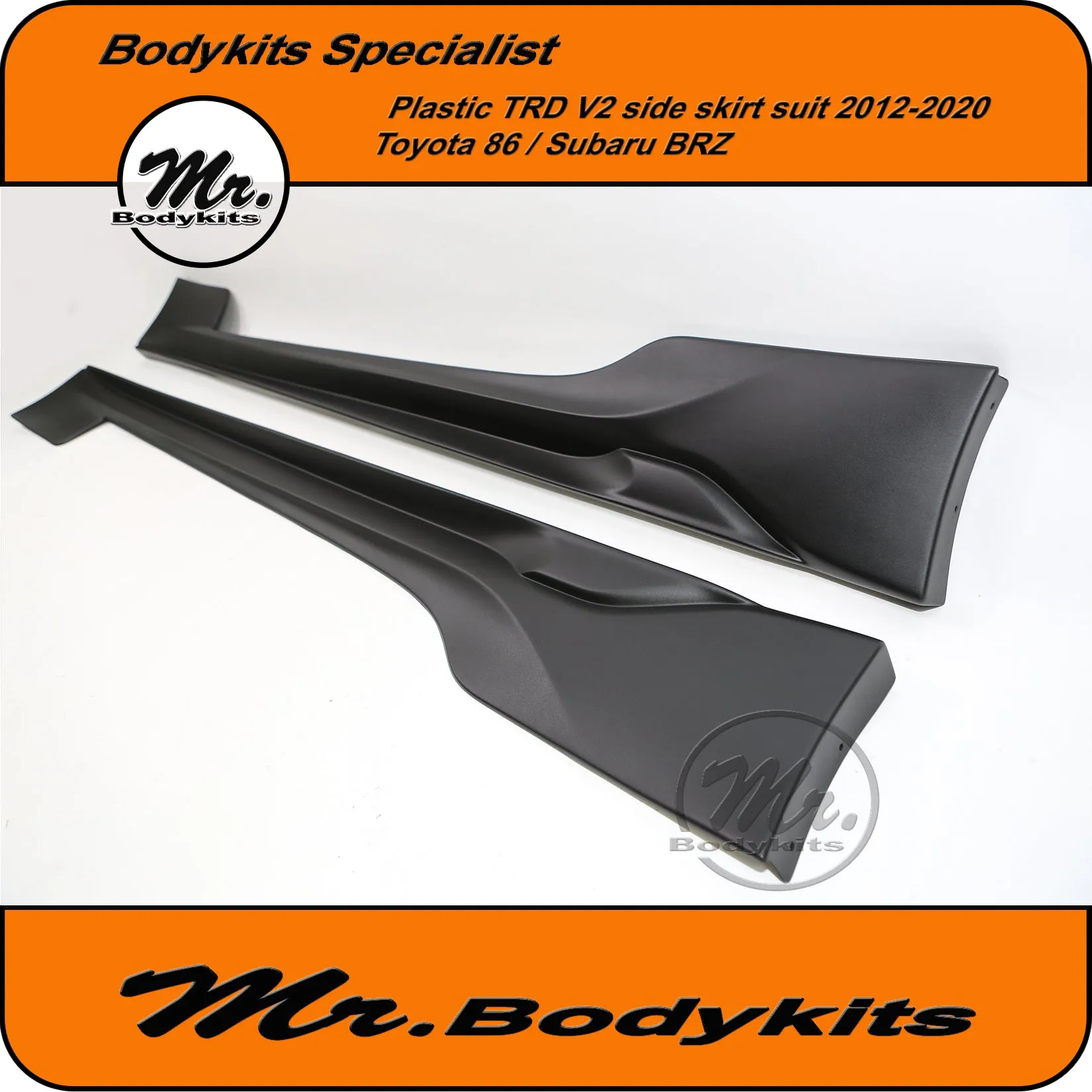 Mr Plastic TRD V2 Side Skirt Bodykits For Toyota 86 / Subaru BRZ 2012-2020