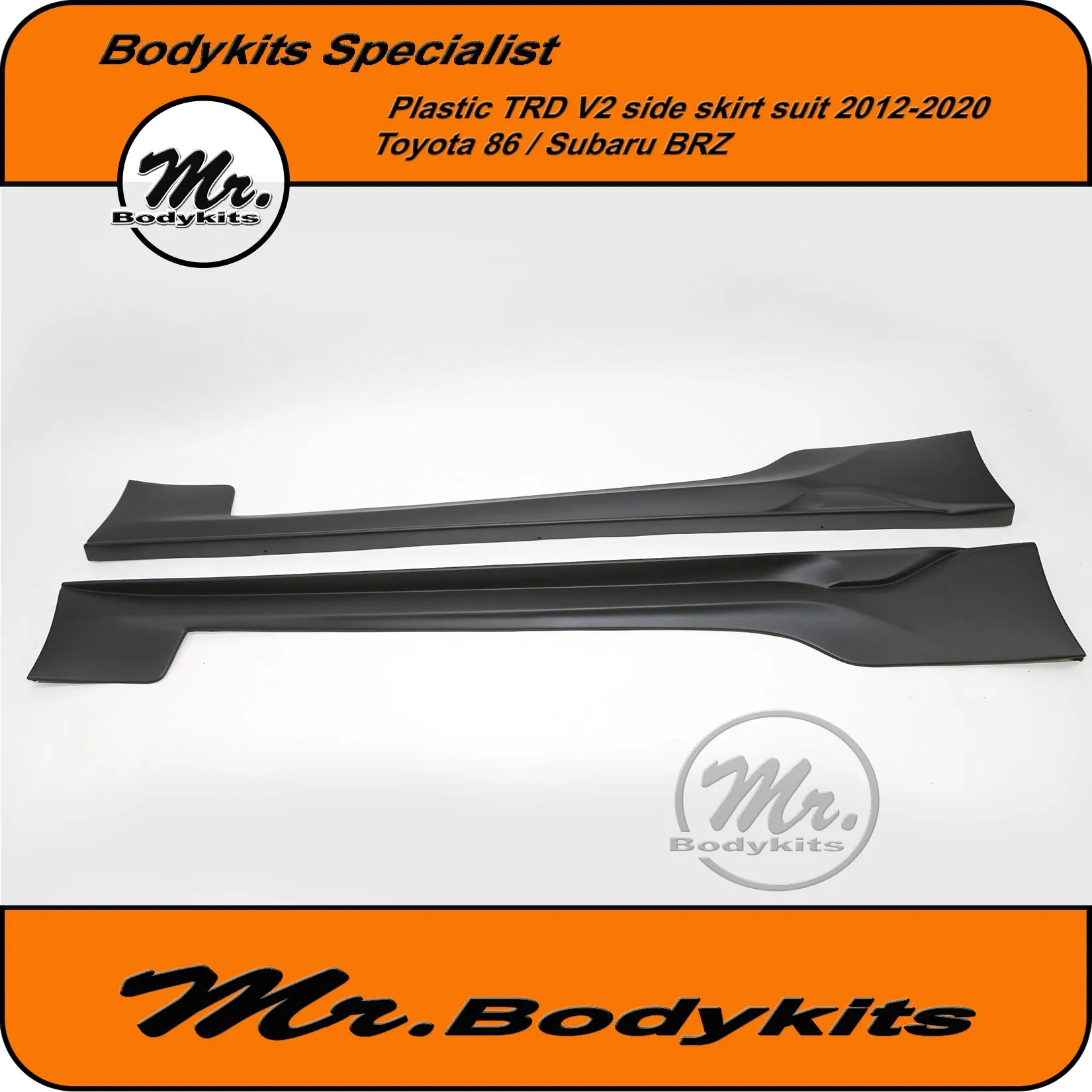 Mr Plastic TRD V2 Side Skirt Bodykits For Toyota 86 / Subaru BRZ 2012-2020