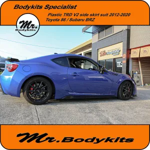 Mr Plastic TRD V2 Side Skirt Bodykits For Toyota 86 / Subaru BRZ 2012-2020