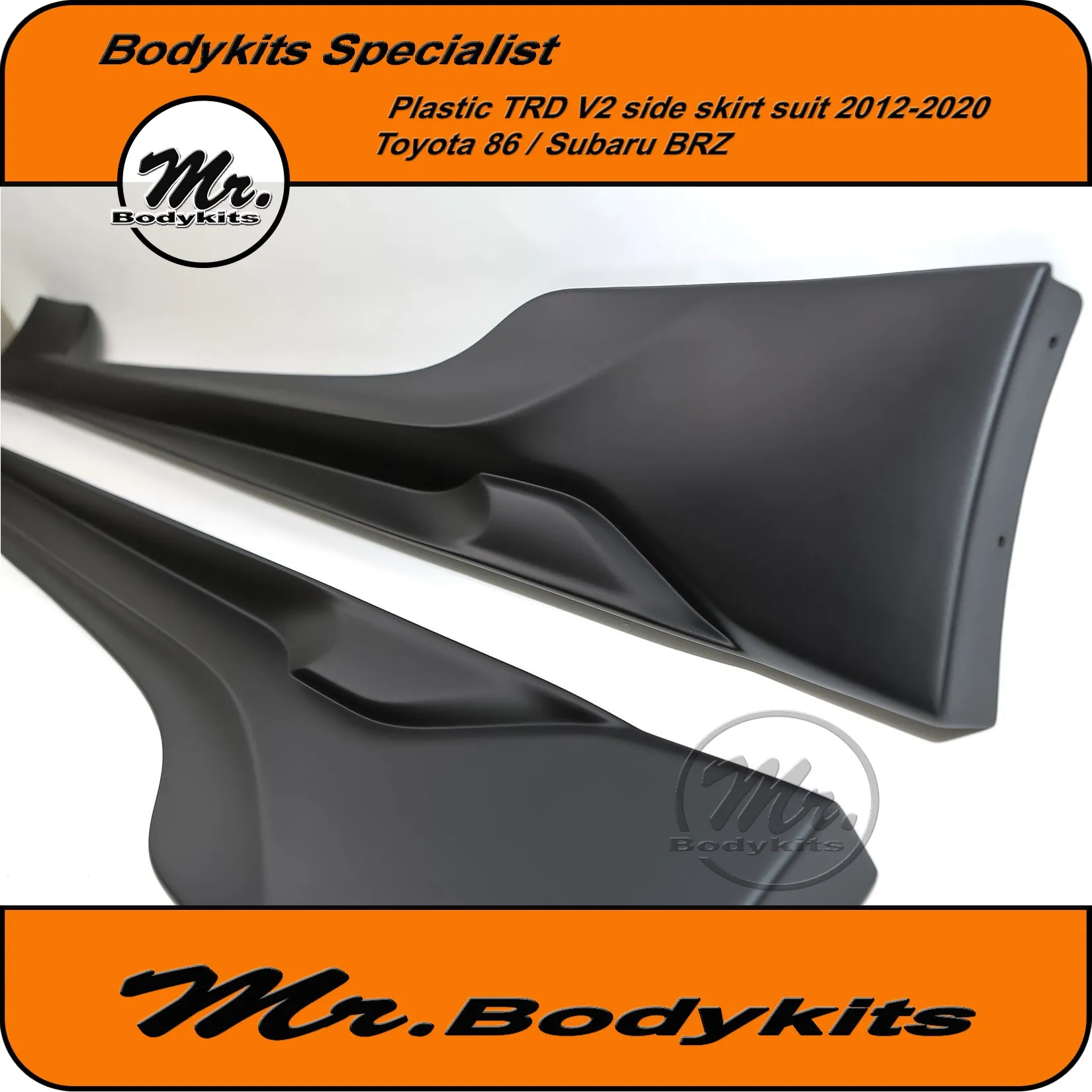 Mr Plastic TRD V2 Side Skirt Bodykits For Toyota 86 / Subaru BRZ 2012-2020