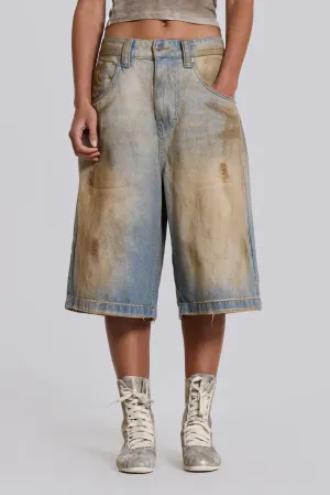 Mud Wash Colossus Jorts