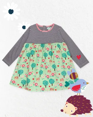 Multicoloured Lilly In Woodland Animal Print Dress