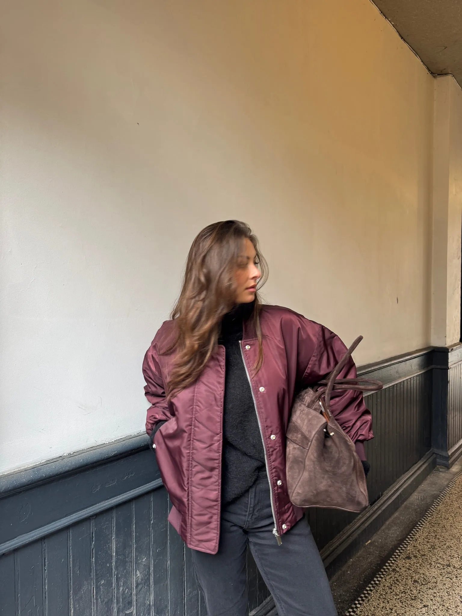 My Essential Wardrobe - Bomber jacket - Fudge - Helga