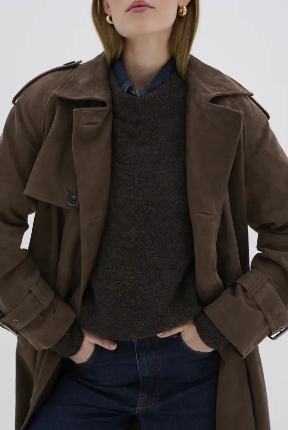 MY ESSENTIAL WARDROBE - Trench coat - Suede Delicioso - Tara