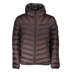 Napapijri Brown Polyamide Men Jacket