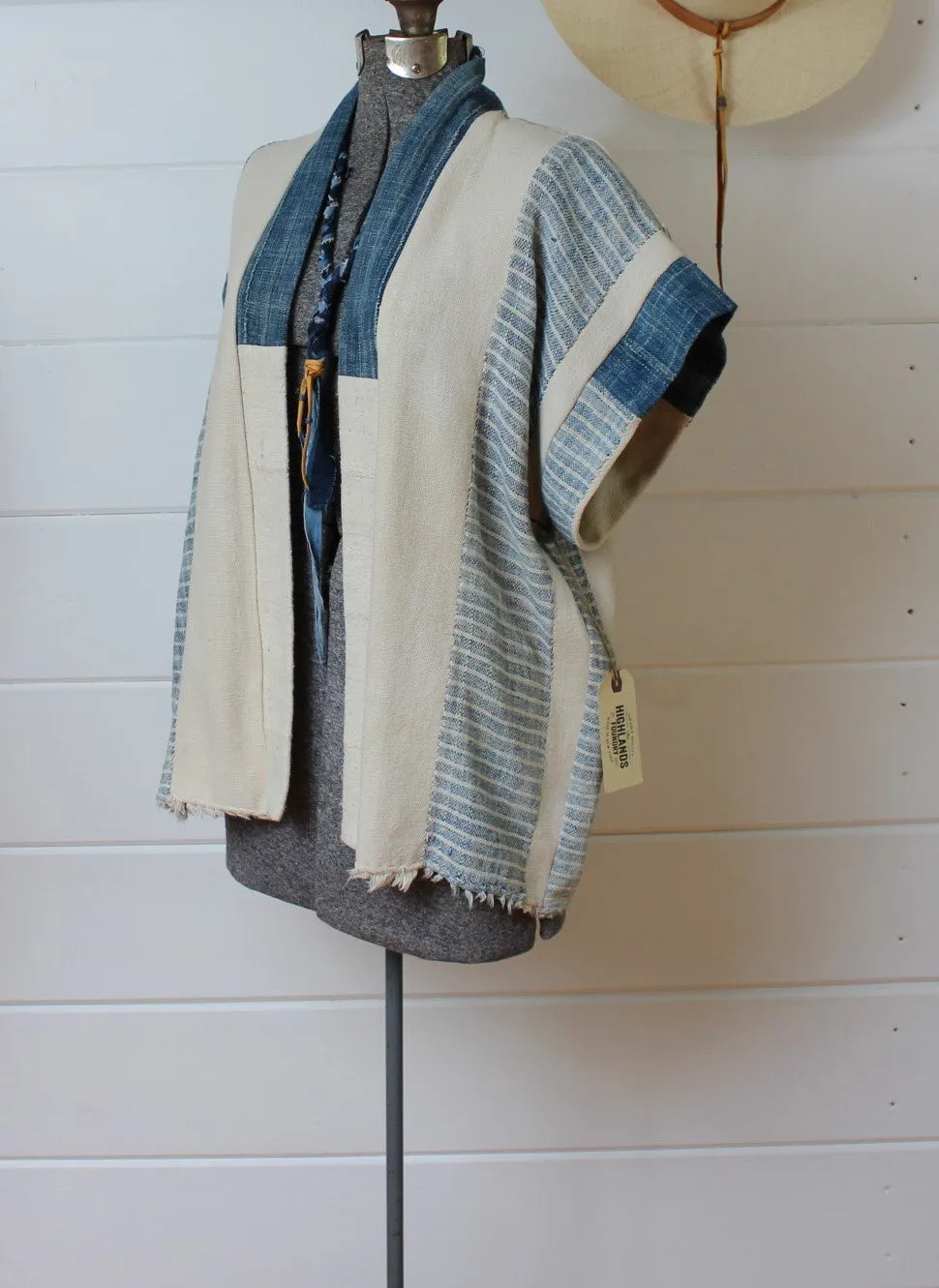 Natural   Indigo Desert Vest