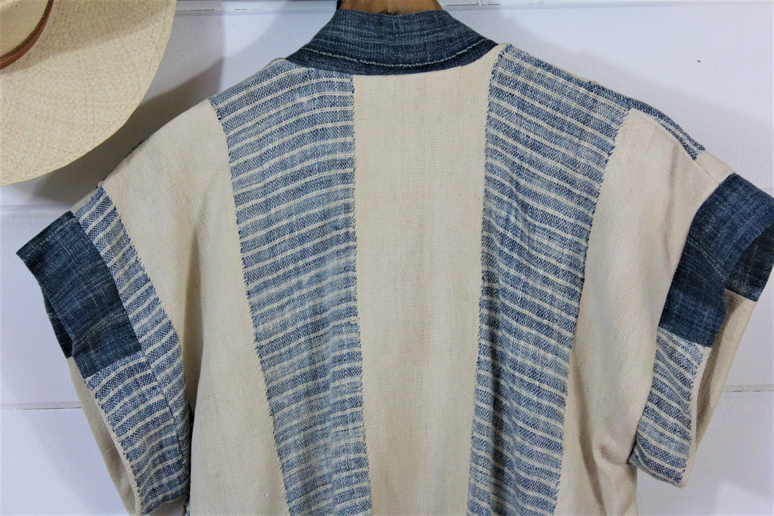 Natural   Indigo Desert Vest