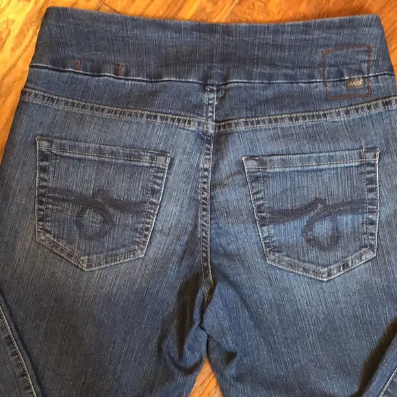 NEW JAG JEANS Pull On High Rise Slim Leg Blue Denim Jeggings Leggings Women’s 6