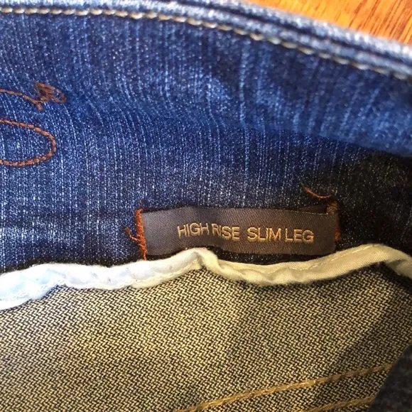 NEW JAG JEANS Pull On High Rise Slim Leg Blue Denim Jeggings Leggings Women’s 6