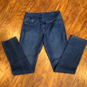 NEW JAG JEANS Pull On High Rise Slim Leg Blue Denim Jeggings Leggings Women’s 6