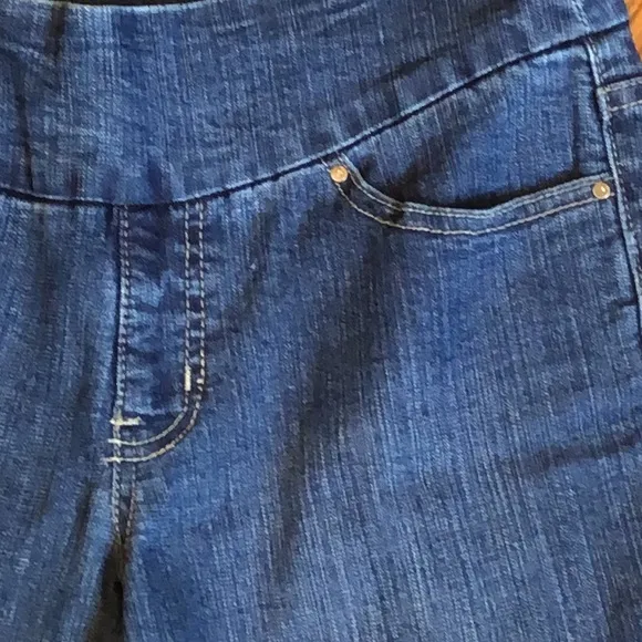 NEW JAG JEANS Pull On High Rise Slim Leg Blue Denim Jeggings Leggings Women’s 6