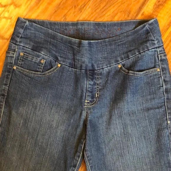 NEW JAG JEANS Pull On High Rise Slim Leg Blue Denim Jeggings Leggings Women’s 6