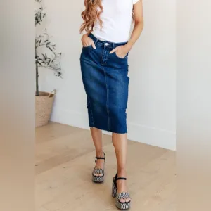 NEW with tags JUDY BLUE denim skirt