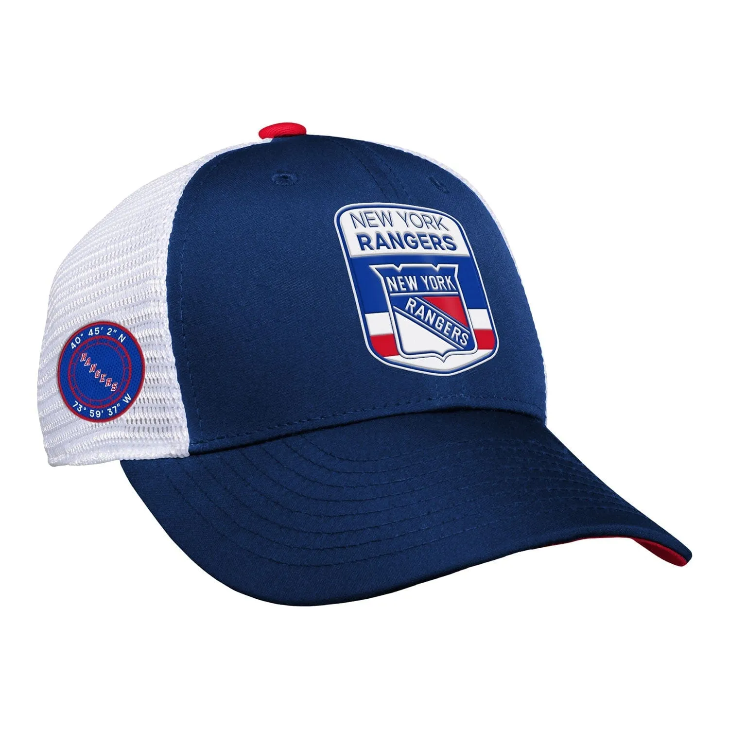 New York Rangers - Fanatics NHL Draft Structured Trucker Youth Hat