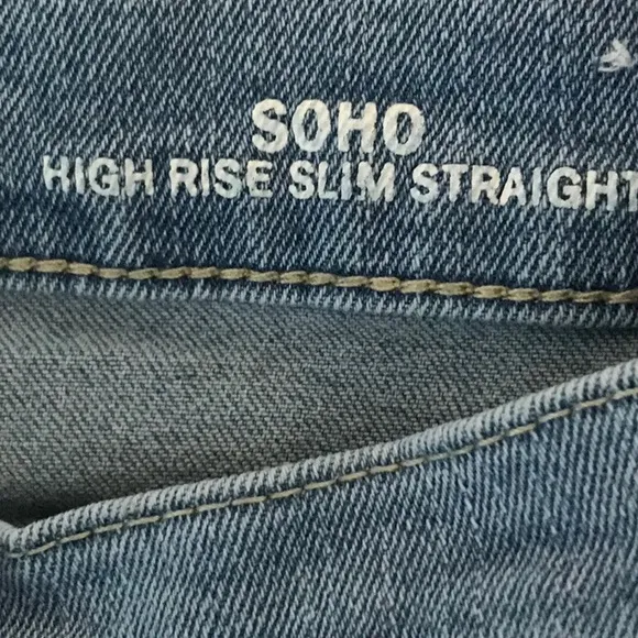 Nicole Miller New York SOHO Jeans High Rise Slim Straight