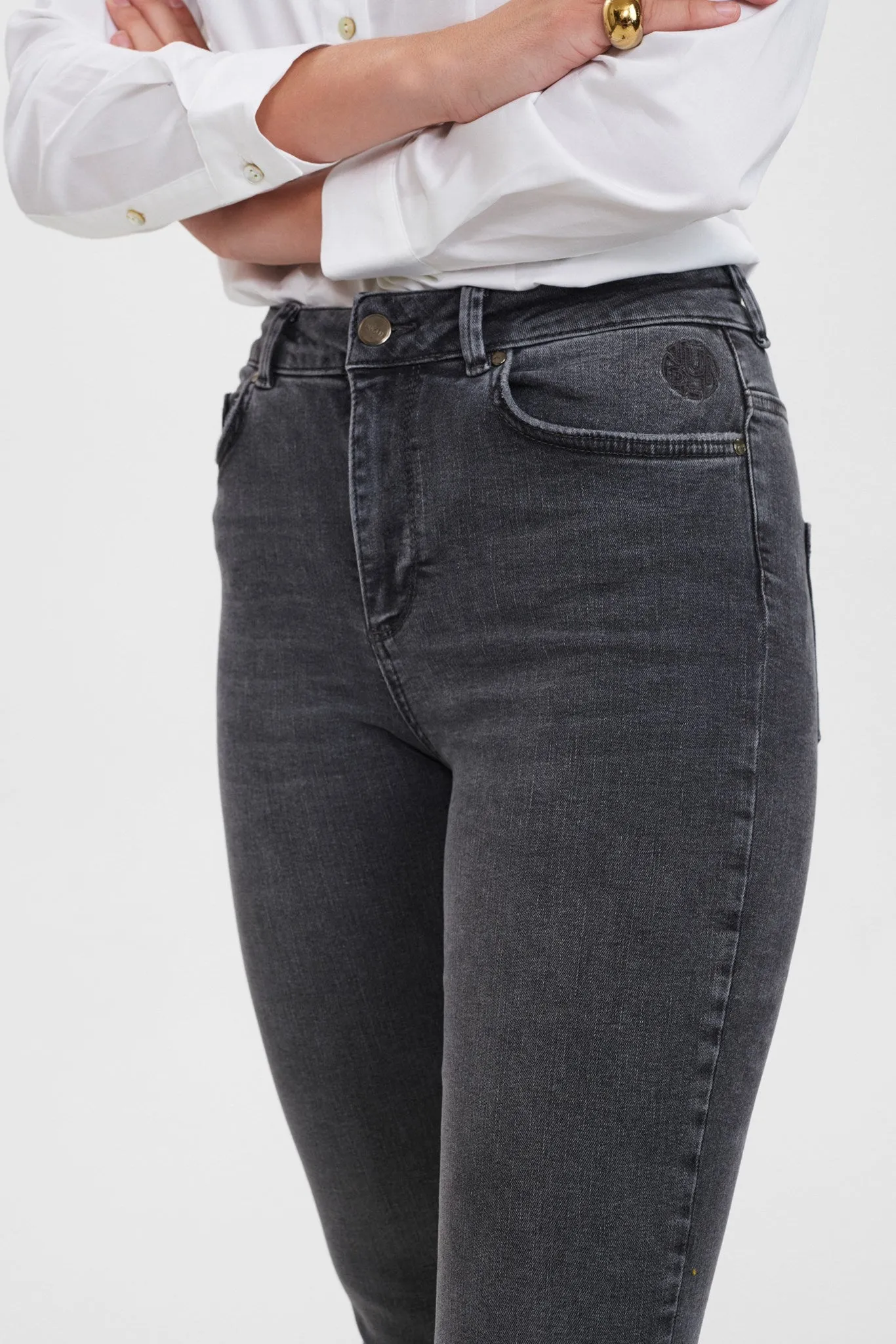 NUCANYON JEANS - Dark Shadow