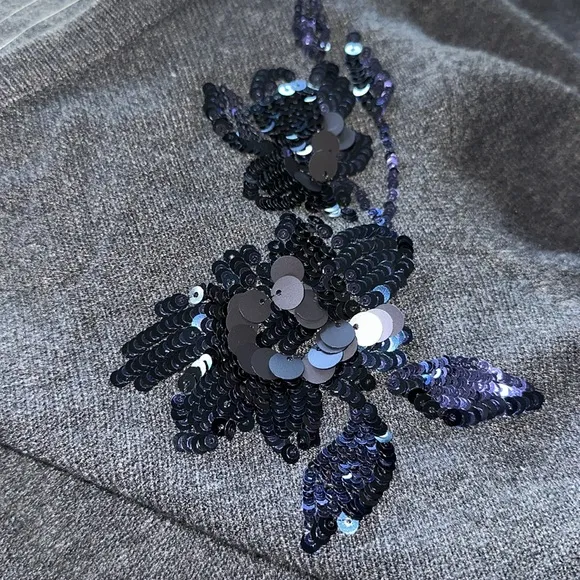 NWOT CHICO'S Floral Sequin Pullover Sweater CHICO'S 3 US XL
