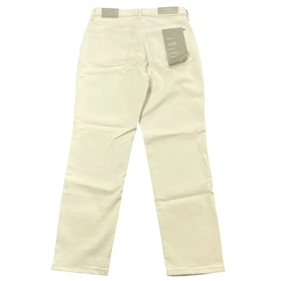 NWT Everlane The Original Cheeky Jean Womens 30 Ecru