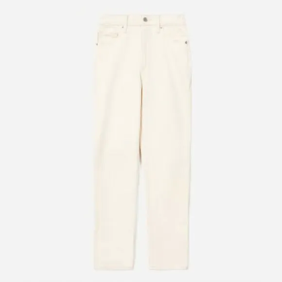 NWT Everlane The Original Cheeky Jean Womens 30 Ecru