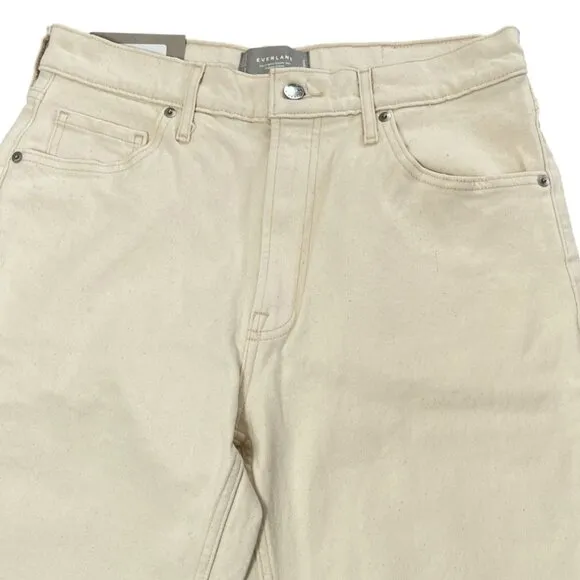 NWT Everlane The Original Cheeky Jean Womens 30 Ecru