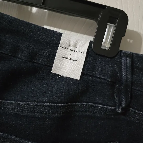 NWT Good American x Calik Denim Always Fits Good Legs Skinny Jeans, Sz 14-18.