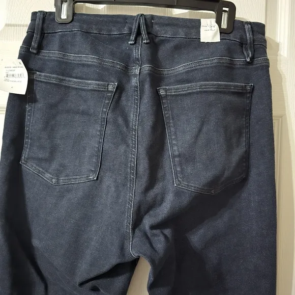 NWT Good American x Calik Denim Always Fits Good Legs Skinny Jeans, Sz 14-18.