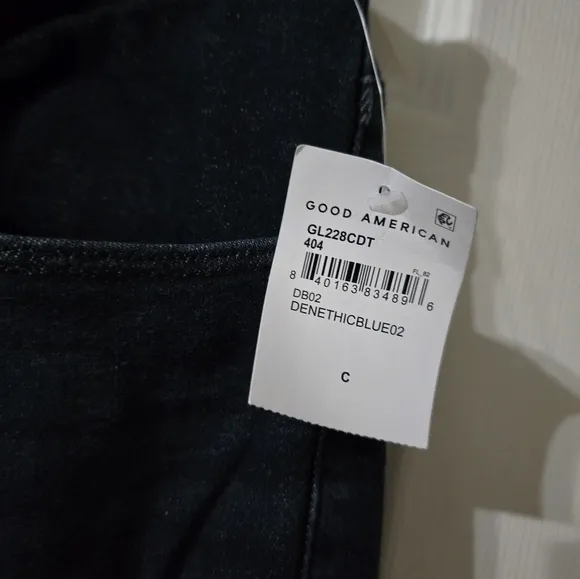 NWT Good American x Calik Denim Always Fits Good Legs Skinny Jeans, Sz 14-18.