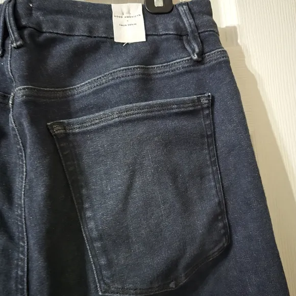 NWT Good American x Calik Denim Always Fits Good Legs Skinny Jeans, Sz 14-18.