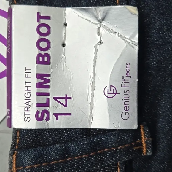 NWT Lane Bryant Slim Bootcut  Size 14 Women's Dark Blue Jeans