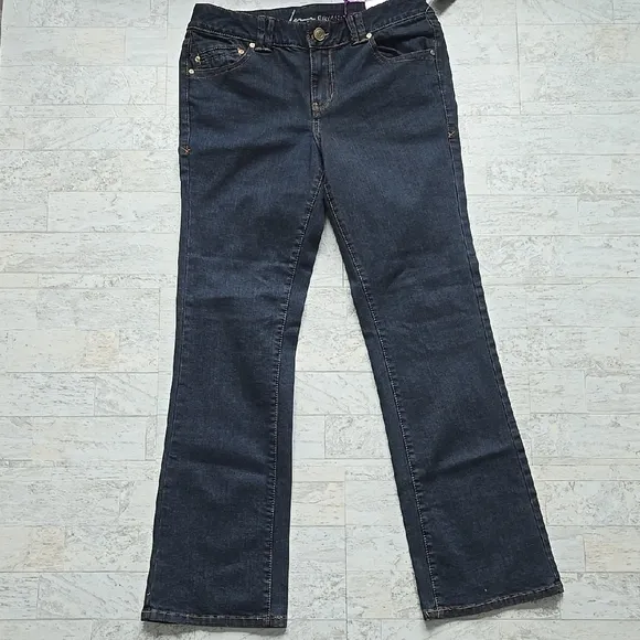 NWT Lane Bryant Slim Bootcut  Size 14 Women's Dark Blue Jeans