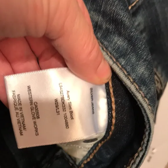 NWT SILVER AVERY Slim boot high rise curvy jeans denim 29 x 31