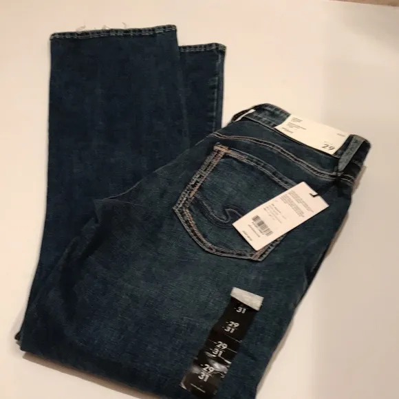 NWT SILVER AVERY Slim boot high rise curvy jeans denim 29 x 31