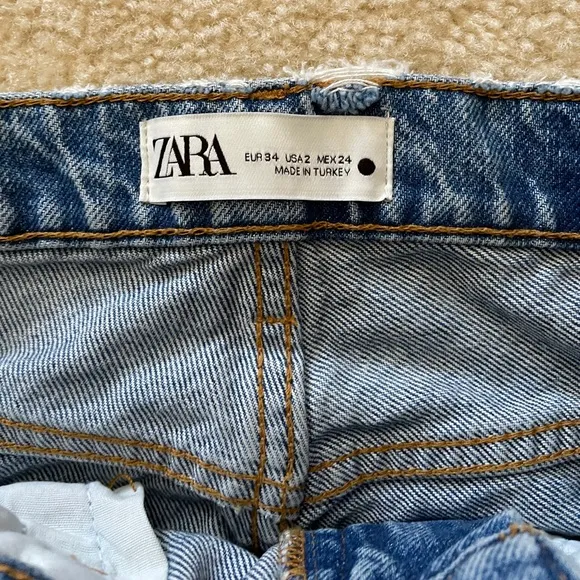 NWT Zara Women’s Premium The Vintage Flare Jeans in Sentinel Blue.